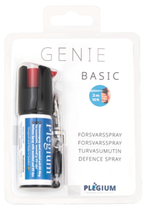 Plegium Basic försvarsspray med färg och mentol