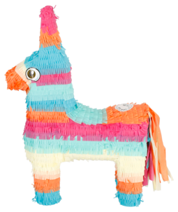 Pinata till kalas, åsna