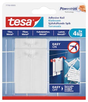 Självhäftande spikar Tesa, 2-pack