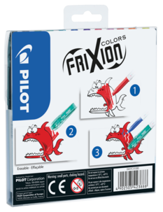 Pilot Frixion Colors utviskbare tusjpenner, kryssordpenn