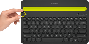 Logitech K480, Bluetooth-tastatur med stativ