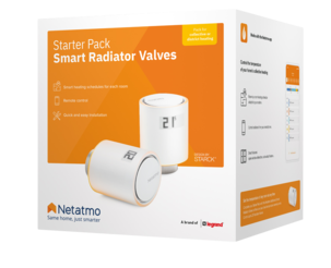 Netatmo smart termostat för element startset, 2-pack