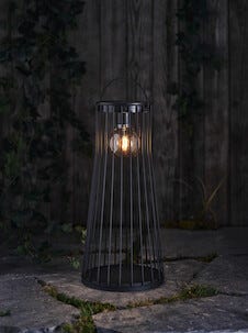 Aurinkokennokori 50 cm musta Northlight