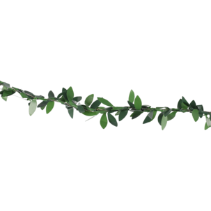 Lyslenke grønne blader, batteri, innendørs, 3 m