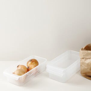 Förvaringskorgar för kylskåp och skafferi, 3-pack