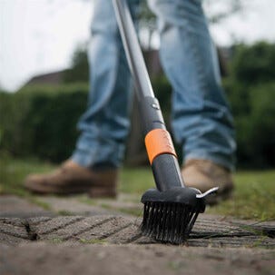 Fiskars OneClick plattrensare borste