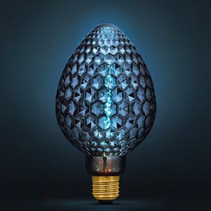 Kotte dekorativ LED-lampa E27 RGB, varmvit