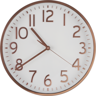 Seinäkello ruusukulta 29 cm