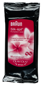 Braun Silk-epil våtservietter