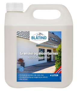 Blåtind grønske og mosefjerner, 4 liter