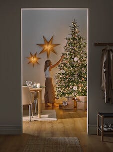 Stor julgran Vinterviken 300 cm med micro LED och timer