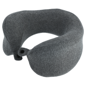 Nakkepute for reise med fly, bil og tog, grå