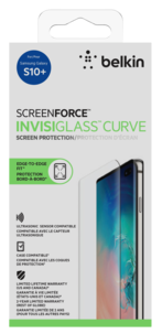 Näytönsuoja Samsung Galaxy S10+, Belkin ScreenForce InvisiGlass Curve