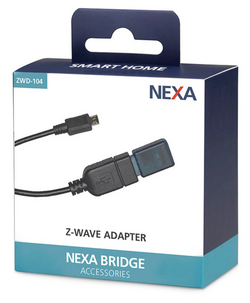 Z-Wave-adapter til Nexa Bridge 3, ZWD-104