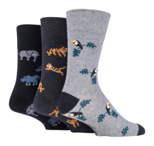 SockShop Gentle Grip Miesten sukat, 39–45, 3 paria