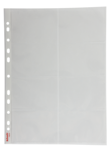 Visitkortsficka A4 Esselte, 10-pack