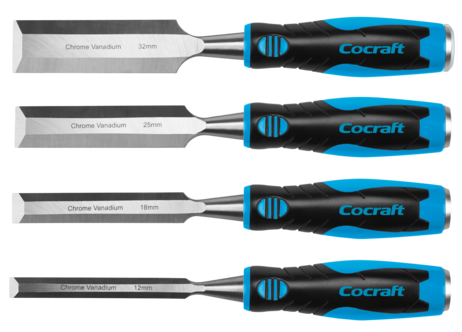 Stämjärnssats Cocraft, 4 delar