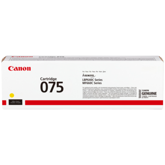 Canon 075 toner original, gul