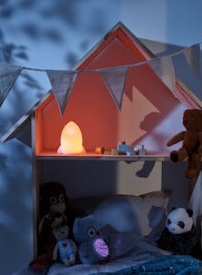 Laddbar nattlampa Raket