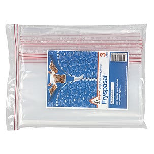 Förslutningsbara fryspåsar 3 liter Pingvin