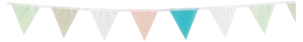 Vimplar pastell 3 m