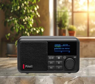 Pinell Compact DAB+- og FM-radio med Bluetooth