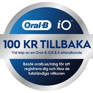 Oral-B iO 5 elektrisk tannbørste, 5 børstemoduser