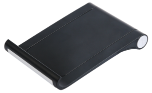 Teline tabletille ja puhelimelle, musta