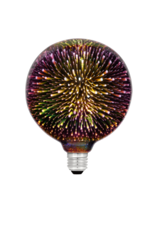 Fireworks dekorpære LED E27 3,4 W, 125 mm