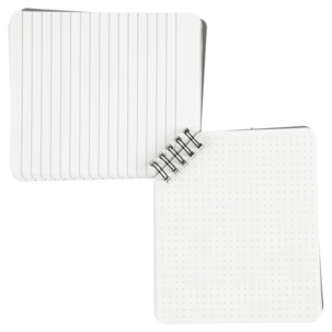 Spiralinnbundet notatbok A6 med vannavvisende sider