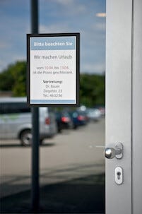 Självhäftande magnetram Durable