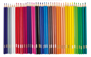 Färgpennor 40-pack, från 3 år