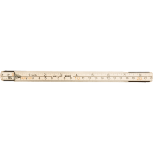 Bahco tommestokk i tre, 2 meter
