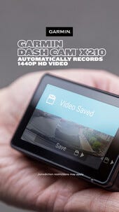 Garmin Dash Cam X210 dashbordkamera, 1440p