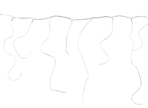 Mini LED istappsslinga varmvit, förlängning 2,5 m