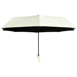 UV-paraply, miniparaply med solbeskyttelse UPF 50+, beige