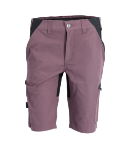 Arbetsshorts stretch dam, plommon