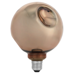 LED dekorpære E27 4,5 W dimbar messing metallic, 125 mm