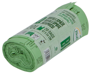 BioBag avfallspåsar med knythandtag 20 l, 20-pack