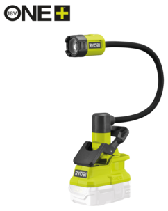 Ryobi RLCF18-0 arbetslampa med flexibel hals, 18 V 