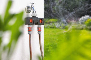 Gardena Twin-Tap Haaraventtiili, kaksi liitäntää