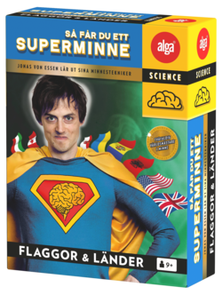 Alga Superminne Flaggor & Länder, från 9 år