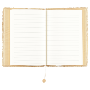 Notatbok barn A5 dyremotiv stoffomslag