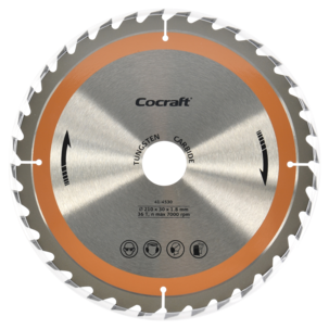 Cocraft sågklinga 210 x 30 x 1,8 mm, 36T