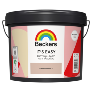 Beckers Its Easy Matt väggfärg inomhus, 2,7 liter