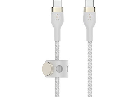USB-C PD-lader med kabel, 1 m, 20 W, hvit