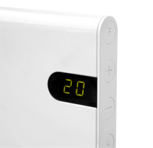 Adax Neo Basic Sähköpatteri kiinteään asennukseen, matala, valkoinen