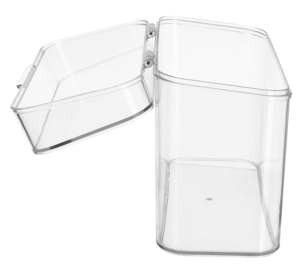 Brödlåda för hårt bröd, plast, 20 x 9 x 14 cm
