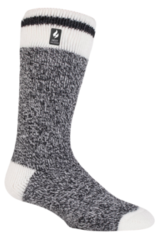 Varmesokker Heat Holders Block stripes, grå