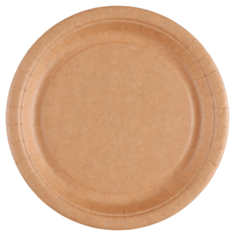 Papperstallrik oblekt 22 cm, 20-pack